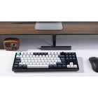 Keychron Q3 Max Knob Version Swappable RGB Backlight - Banana Switch - Black-Tri-mode connectivity (2.4 GHz, Bluetooth, and wired) for versatile use across multiple devices