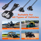 Vantrue F1 4K Dual Motorcycle Dash Cam with 64 GB SD Card-Gps information can be viewed through the vantrue app or vantrue gps player and exported as pdf reports