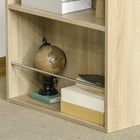 HOMCOM Modern Bar Table for Kitchen, Dining Room, Living Room - Natural Wood-Assembly required