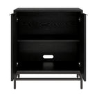 Hudson&Canal Montello 28"W Accent Cabinet - Black Grain-Clean with a soft, dry cloth and no harsh chemicals or abrasive cleaning materials