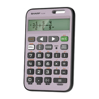 Sharp 10-Digit Basic Scientific Calculator - Violet-Entry Scientific Writeview Calculator (Grades 5-8)
