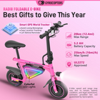 Gyrocopters Radi8 Electric Scooter for Kids - Speed 25 kmph - Range 20 km - LED Lights - Pink-The Radi8 is a UL 2272 approved electric mobility device, guaranteeing compliance with the highest fire and electrical safety standards in Canada and the US