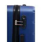 Swiss Traveller Paddrix  3-Piece Hardside Luggage Set - Sapphire Blue-24" Checked Medium Dimensions - Inner: 24" L x 17" W x 9.6" H, Outer: 26.7" L x 17.7" W x 10.2" H, Weight: 7.27 lbs