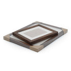 Decent Living Solid Wooden Picture Frame - 12" x 12" - Walnut Colour - 2 Pack-8
