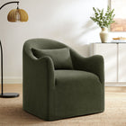 Modway Bardot Slipcovered Linen Blend Accent Chair - Sage-Premium Linen Blend Upholstery