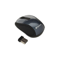 Verbatim Wireless Mini Travel Optical Mouse - Graphite-Optical mouse ideal for notebook and netbook users