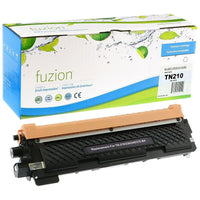 fuzion Brother TN210BK Compatible Toner Cartridge - Standard Yield - Black-Ink Colour: Black