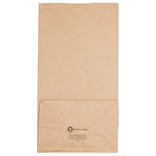 JAM Paper Kraft Lunch Bags - Large - 6 x 11 x 3.75 - Brown Kraft Recycled - 50 Pack (692KRbrg)-Paper with a matte finish