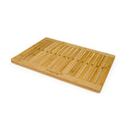 BIOS Living Bamboo Shower Crate Mat -Elevated with slits to prevent the water from pooling on top