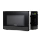 Commercial Chef 1.1 cu. ft. 1000W Countertop Microwave - Black-Impressive Features: When it comes to countertop microwave ovens, our stainless steel microwave cooker is superior with 1000 watts of power, a convenient push button, turntable, & 1.1 cubic foot capacity.