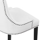 Modway Marquis Fabric Dining Chair - White-8