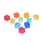 TickiT Gem Cubes - Set of 10-Durable and tidy: Made with durable, polished acrylic, this set is designed to last for years of classroom or home use