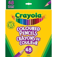 Crayola Coloured Pencils - 48 Pack-Crayola coloured Pencils are the perfect tools for the young -- and the young at heart! Even adults can enjoy the soothing nature of colouring. These coloured pencils bring out the beauty of even the most detailed adult colouring pages. The different colours offer a rich and diverse palette to keep you calm, cool and colourful. Crayola coloured pencils are the best pencils for adult colouring.