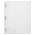Staples 3-Prong Fastener Poly Report Cover - Clear-3-Prong Fastener