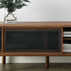 Modway Kurtis 60" TV Stand - Walnut-Cable Management Holes