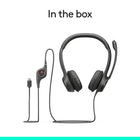 Logitech H390 USB-C Computer Headset -10