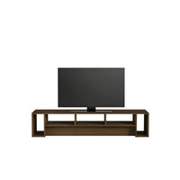 Nexera Rustik 72" TV Stand - Walnut-Fits TV screen up to 80-inch