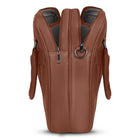 Champs Onyx Leather Briefcase - Brown-4 Inner slip pockets