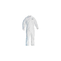 Kimberly-Clark Coverall, Kleenguard A40White Elastics, Large, 12 Pack (44313)-Material: Microporous