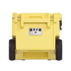 RovR RollR 60 Quart Wheeled Hard Cooler with Tow Handle - Sunny Side-Patented AnchR Pin System lets you attach essential accessories like the LandR Bin, Prep Board, Double Cup HoldR, Stash Bag, and DeckR set (not included)
