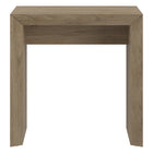 Hudson&Canal Oswin 22"W Rectangular Side Table - Antiqued Grey Oak-Table is made of high-quality and durable MDF materials