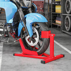 Soozier Motorcycle Wheel Chock-Adjustable upper blocking holder suit 95% of motorcycles on the market
