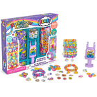 Rainbow Loom Fluff Band Bracelet Kit - 600 Bands - 16 Charms - 25 Beads-16 Cute-tique charms, and more
