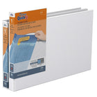 QuickFit Heavy Duty 11" x 17" Spreadsheet Binder - D Ring - 1" - White - 2 Pack-3 Ring Binder
