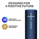 Ultimate Ears MEGABOOM 4 Portable Waterproof Bluetooth Speaker - Blue-Magic Button: Play, pause, skip, and control music directly from your favourite streaming service - set up one-touch playlists on platforms like Spotify, Amazon Music on Android, or Apple Music on iOS