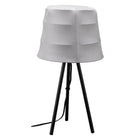 Zuo Mozzi Table Lamp - Grey/Black-MAX 40W A19 shape E26 socket Light Bulb x1 (Not Included)