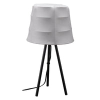 Zuo Mozzi Table Lamp - Grey/Black-MAX 40W A19 shape E26 socket Light Bulb x1 (Not Included)