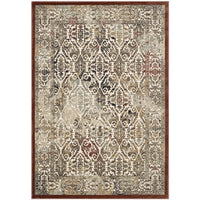 Modway Hester Ornate Turkish Vintage Area Rug - 8 ft W x 10 ft L - Tan/Walnut Brown-Vintage Ornate Turkish Area Rug