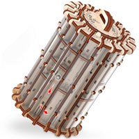 Mr.Playwood Labyrinth Scroll & Hole 3D Wooden STEM Puzzle - Set of 100-Eco-friendly 3D STEM model to assemble and customize at school or home