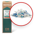 TerraCycle Oral Care Waste and Packaging - Zero Waste Box - Medium-Recycle any brand of used and empty oral care waste. This includes toothpaste tubes and caps, toothbrushes, toothbrush and toothpaste tube outer packaging, and floss containers.
