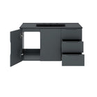 Modway Vitality 36" Bathroom Vanity - Grey/Black-8" Centerset Faucet Holes