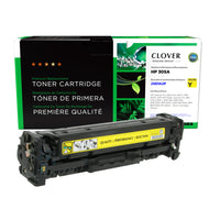 CIG HP 305A Remanufactured Toner Cartridge - Standard Yield - Yellow-Clover remanufactured printer cartridges are designed to meet or exceed HP brand print quality, page yield, and reliability