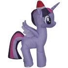 GEMMY Airblown Inflatable Christmas My Little Pony Twilight Sparkle with Santa Hat-Self-inflates in seconds