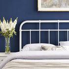 Modway Alessia Metal King Headboard - White-Modern Farmhouse Style