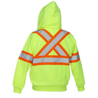 Forcefield Deluxe Safety Hoodie - Lime - X-Large (024-P834J)-320g heavy-duty polyester jersey knit