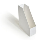 TRU RED Plastic Magazine File - White-Measures 12.51"H x 3.66"W x 10.3"L