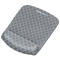 Fellowes PlushTouch Mouse Pad/Wrist Rest, Grey Trellis (9549702)-Innovative FoamFusion Technology provides superior comfort and softness to help relieve wrist pressure