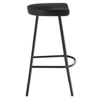 Modway Concord Backless Wood Counter Stools - Black - Set of 2-No Assembly Required