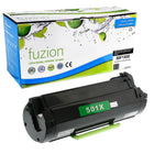 fuzion Lexmark 50F1X00 Remanufactured Toner - Extra High Yield - Black-Black