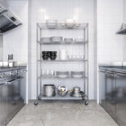 Seville Classics 5-Tier Heavy Duty Shelving - 72" H x 48" W x 24" D-1 Year Limited Manufacturer Warranty