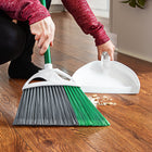Libman Precision Angle Broom with Dust Pan-11 inch wide broom with 53 inch total height