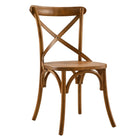 Modway Gear Dining Side Chair - Walnut-Modern Farmhouse Dining Side Chair