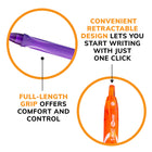 BIC Gelocity Quick Dry Fashion Gel Pen - 0.7mm - Assorted Colours - 8 Pack-7