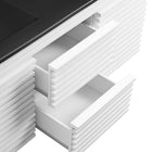 Modway Render 48" Wall-Mount Bathroom Vanity - White/Black-9