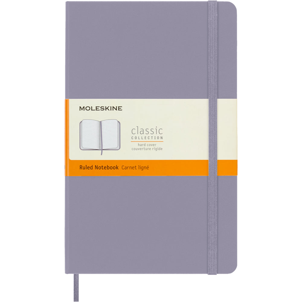 Moleskine Classic Large Ruled Hard Cover Notebook - Aster Grey