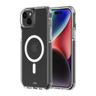 AXS PROShield Plus MagSafe Compatible Drop-tested Clear Case for Apple iPhone 15 Plus - Frosted-Sleek reinforced corners maximize shock absorption by creating an air cushion between your phone and any surface